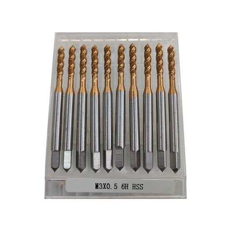 HSS Taps SPIRAL M2 AND M35 Grade – Jaibros