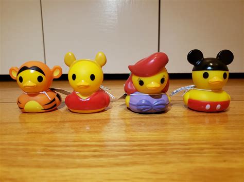 New Duckz Disney Rubber Duck Mickey Mouse Ariel Mermaid Pooh Bear ...