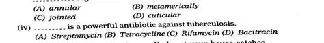 a powerful antibiotic againsttuberculosis. - Brainly.in
