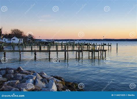 Solomons Island, Maryland stock image. Image of autumn - 114421025