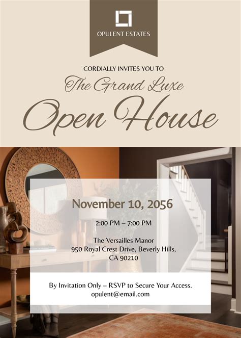 Printable Open House Housewarming Invitations