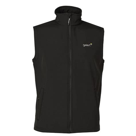 Buy Gelert Mens Shell Full Zip Side Pockets Chin Guard Gilet Black XXXL ...