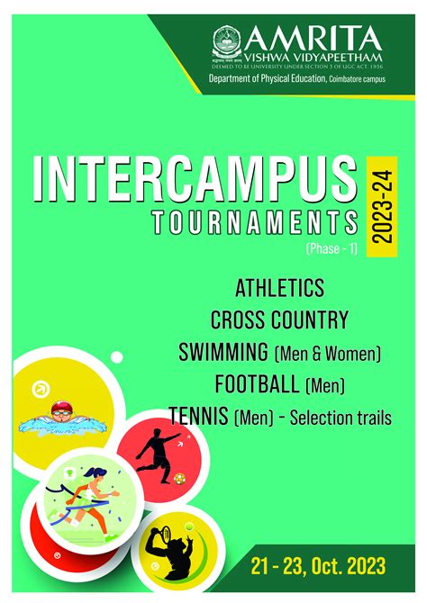 INTER CAMPUS TOURNAMENTS (I-PHASE) :2023-24 | Intranet Amrita Vishwa ...
