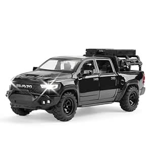Metal Truck Model Car Toy for Ram Pickup Truck 1:32 Scale Diecast Truck ...