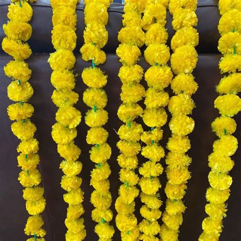 Artificial Marigold Strings, Diwali Decoration, Day of the Dead ...