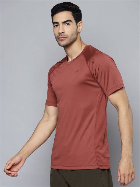 Alcis Men Rust Slim Fit T-shirt AAMTEEDM00019702-S