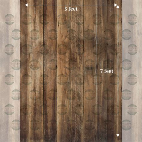 Dark Wood Style#2 - Printed Backdrop - Fabric - 5 by 7 feet | Madras ...