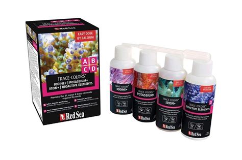 Red Sea Coral Colors Starter Kit A,B,C und D 4x100 ml