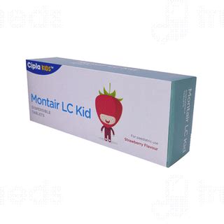 Montair Lc Kid Tablet: Uses, Side Effects, Price & Substitutes