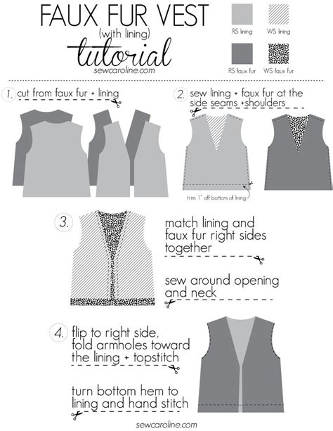 Image result for Free Printable Vest Pattern