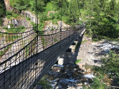 Bodmer - Bodmerbrücke - Kittbrücke, Hängebrücke im Wallis