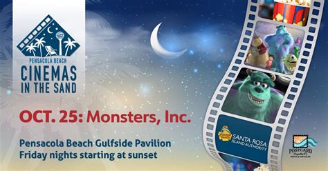 Cinemas in the Sand: Monsters, Inc. - October 25, 2024, Gulfside ...
