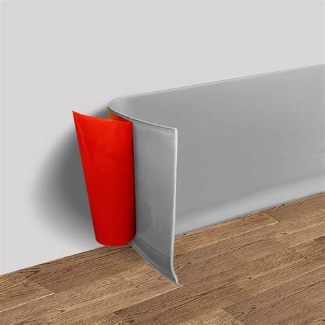 Amazon.com: Vinyl Wall Base Baseboard Molding Trim 4" Flexible Self ...