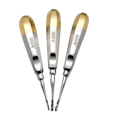 Buy Dental Straight Extraction Elevators Root Tip Elevator Gouge ...