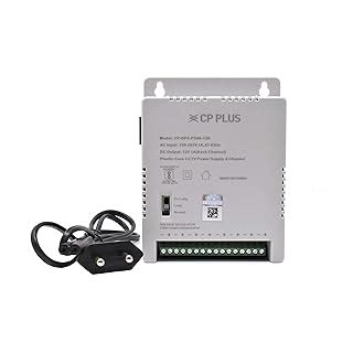 CP Plus CP-DPS-PD08-12D 12V 10Amp 8 Channel Fiber SMPS (Switched-Mode ...