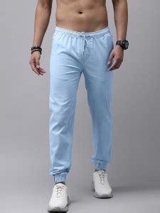 Roadster Regular Fit Men Blue Trousers - Buy Roadster Regular Fit Men ...