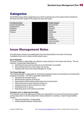 Issue Management Plan 的图像结果