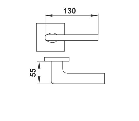 ENOX Mortise Handle Square Base EMH-NSQ-SS-026 | Enox India