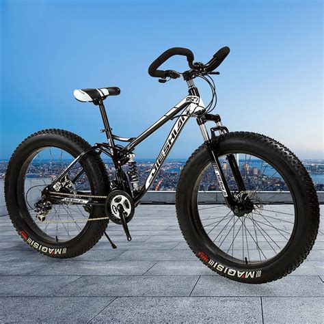 Mens Mountain Bike 26 Inch Soft Tail Dual Suspension Bike | Desertcart ...