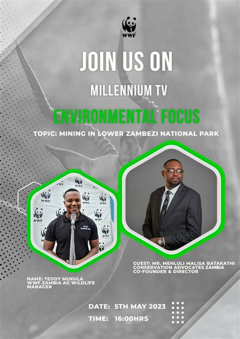 Mehluli Malisa Batakathi on LinkedIn: Join WWF Zambia and Conservation Advocates Zambia today at ...