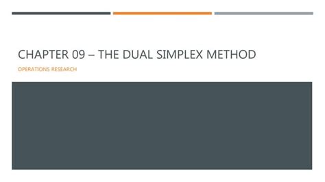 Image result for Simplex Dual Method Examples