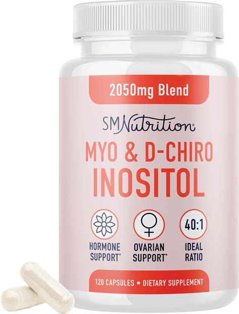 Amazon.com: Thomas' all-natural Remedies Myo Inositol Supplement & D-Chiro Inositol Blend ...