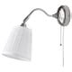 ÅRSTID wall lamp, nickel-plated/white - IKEA