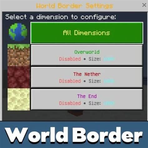 Image result for Border Mod Minecraft