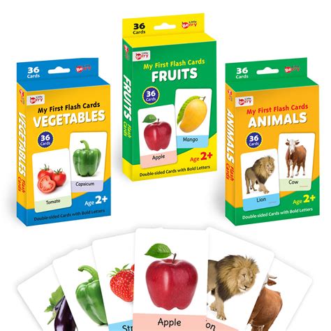 Little Berry | Little Berry My First Flash Cards for Kids (Set of 3 ...