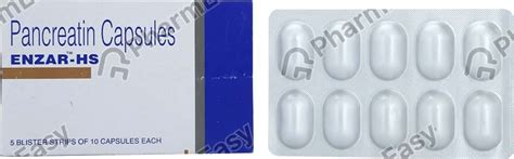 Enzar Hs Strip Of 10 Capsules: Uses, Side Effects, Price & Dosage ...