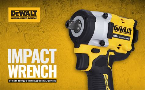 DEWALT DCF922N-B1 1/2'' 20V Max Li-ion Reversible Cordless Brushless ...