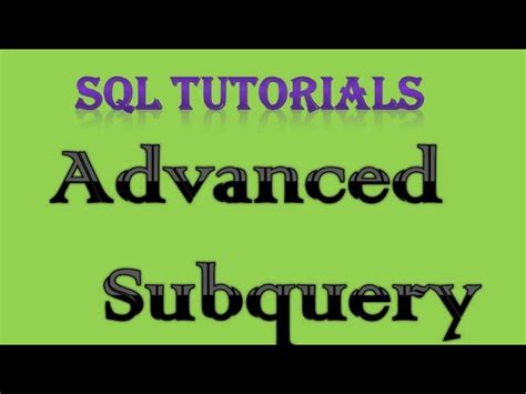 Image result for Subquery Multiple Columns