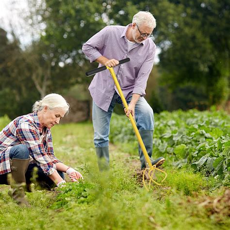 BARAYSTUS Height Adjustable Hand Tiller Garden Claw Twist Tiller ...