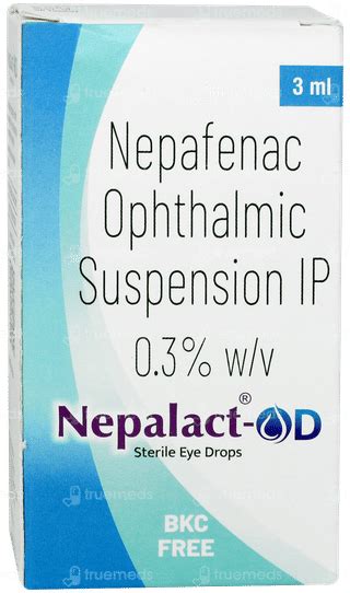 Nepalact Od Eye Drops 3 Ml - Uses, Side Effects, Dosage, Price | Truemeds