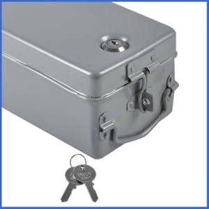 JAYCO Aluminum Bank Locker Safe/Cash Box/Jewellery Storage Box (30 cm x ...
