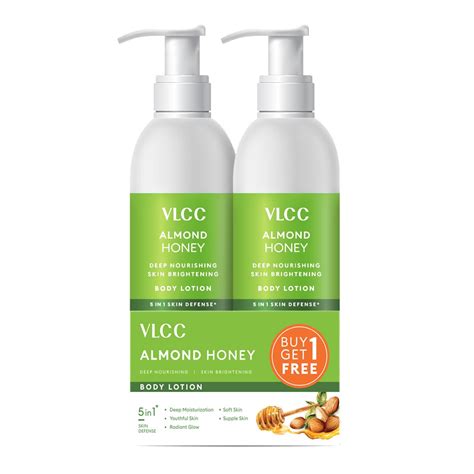 Buy VLCC Almond Honey Deep Nourishing & Skin Brightening Body Lotion ...