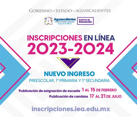 ANUNCIA IEA PERIODO DE INSCRIPCIONES PARA ALUMNOS DE EDUCACIÓN BÁSICA ...