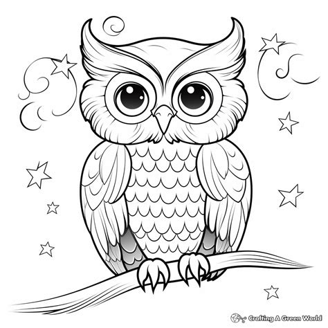 Owl Coloring Pages - Free & Printable!
