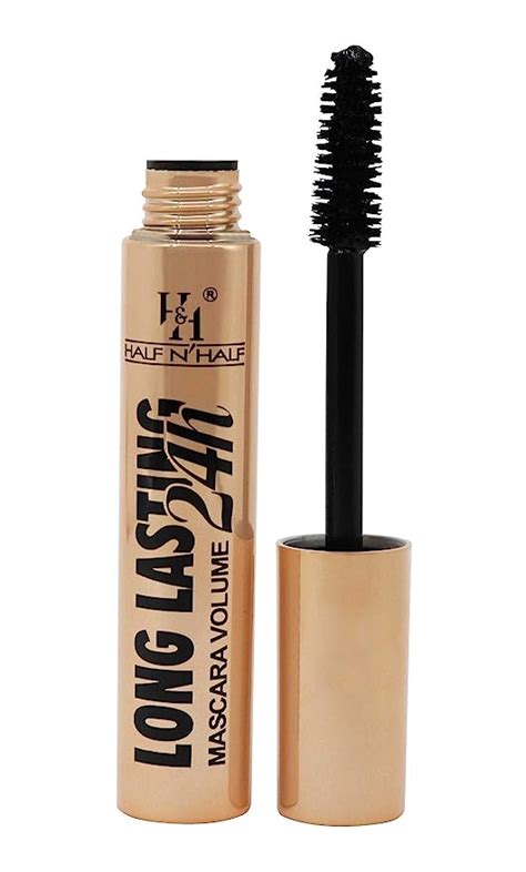 Buy HALF N' HALF Long Lasting Mascara Volume 24H, Black, 11 millilitre ...