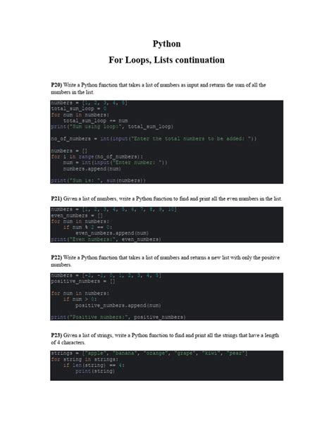 Image result for How to Convert for Loop in to List Python