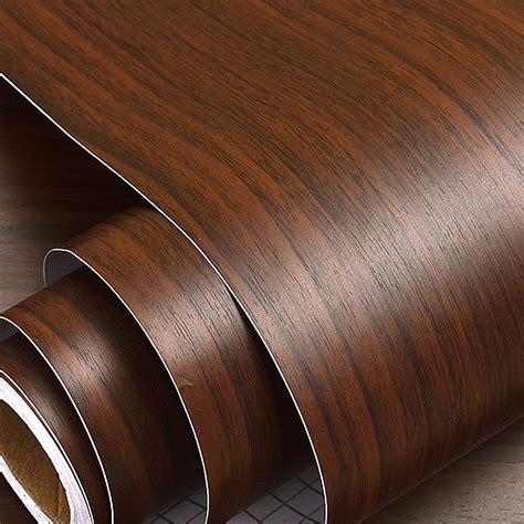 Buy KASHIVAL Wood Wall Stickers Door Wallpaper DIY Vinyl Shelf Liner ...
