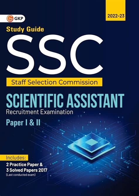 SSC 2022 : Scientific Assistant Paper I & II eBook : Publications, GK ...