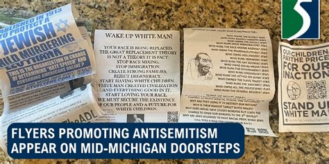 Flyers promoting antisemitism appear on mid-Michigan doorsteps