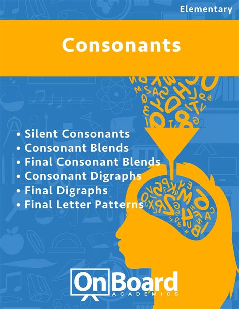 Buy Consonants: Silent Consonants, Consonant Blends, Final Consonant ...