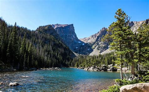 Dream lake last summer : r/Colorado