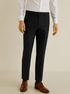 PROTOCOL Regular Fit Men Black Trousers - Buy PROTOCOL Regular Fit Men ...