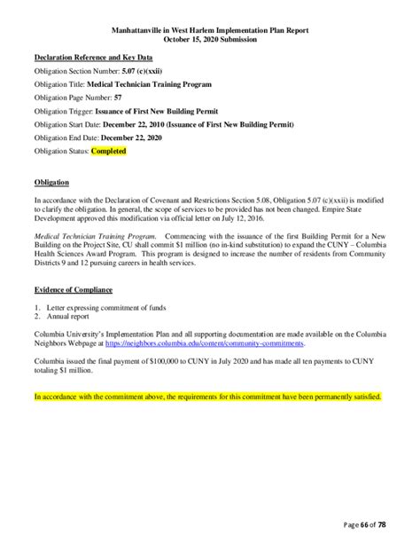 Fillable Online neighbors columbia Columbia University Revenue Bonds ...