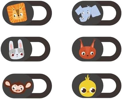 Mizi Webcam Privacy Cover Slide [6 Pack], Cute Camera Blocker Sticker ...