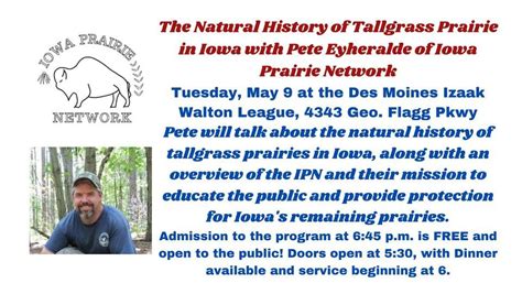 The Natural History of Tallgrass Prairie in Iowa with Pete Eyheralde of ...