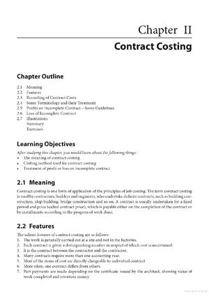 Unit 1 - Cost Accounting Lecture Notes for B,Com - COST ACCOUNTING ...